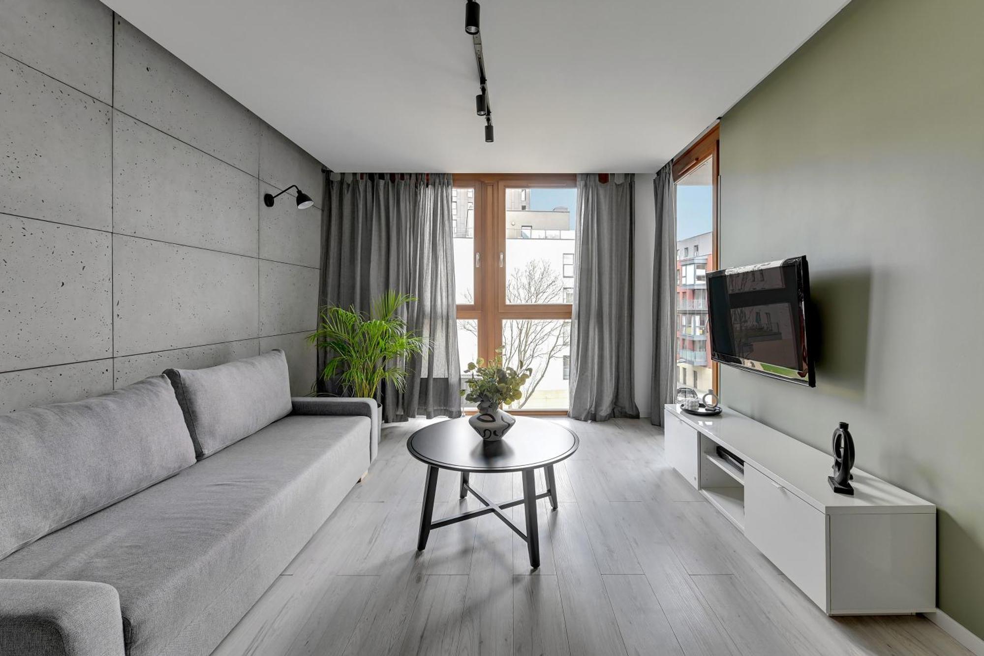 Aura Island Riverside By Downtown Apartments Gdańsk Exteriör bild
