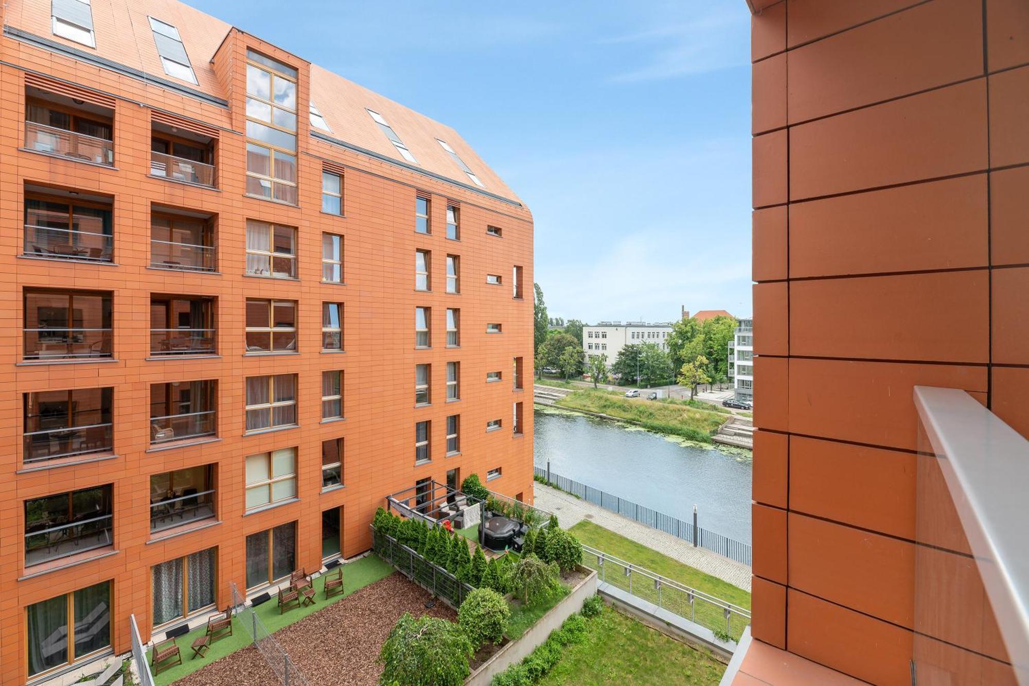 Aura Island Riverside By Downtown Apartments Gdańsk Exteriör bild