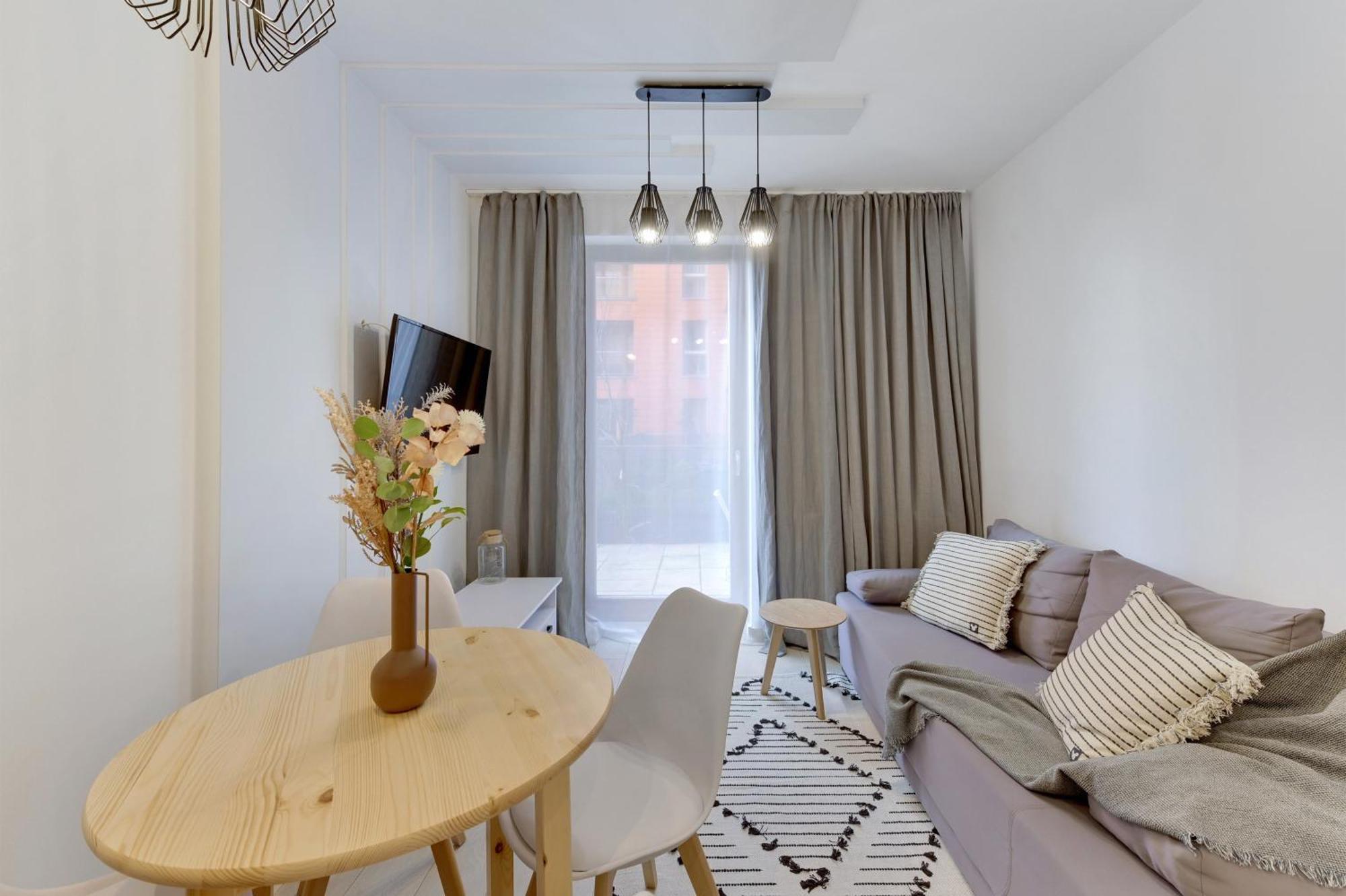Aura Island Riverside By Downtown Apartments Gdańsk Rum bild