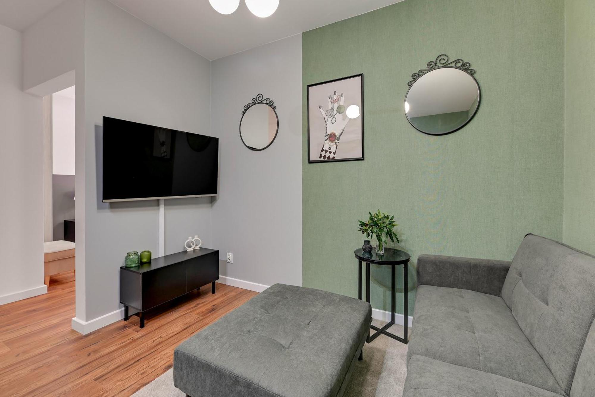 Aura Island Riverside By Downtown Apartments Gdańsk Rum bild