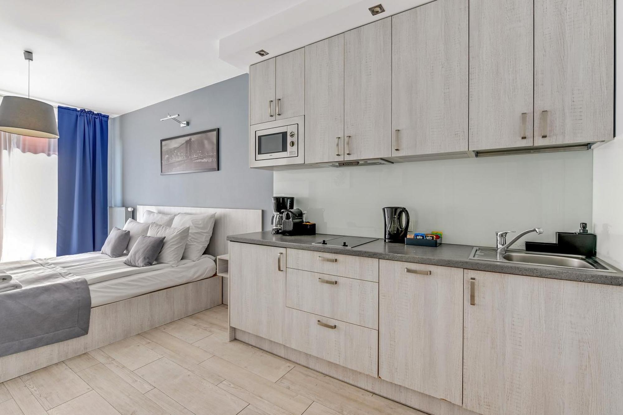 Aura Island Riverside By Downtown Apartments Gdańsk Rum bild