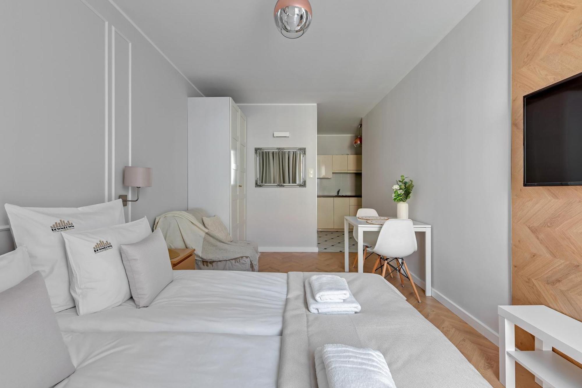Aura Island Riverside By Downtown Apartments Gdańsk Rum bild