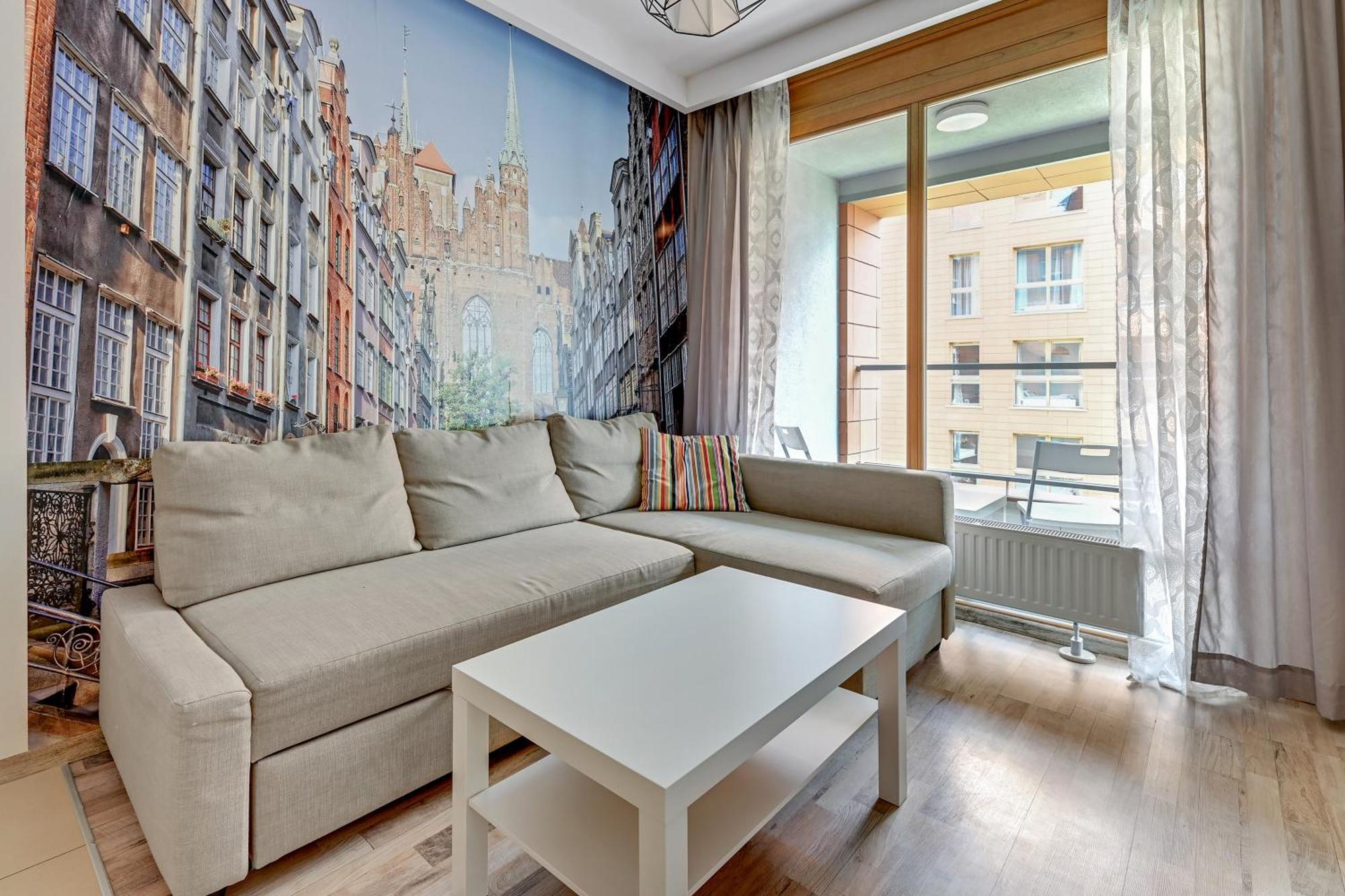 Aura Island Riverside By Downtown Apartments Gdańsk Exteriör bild