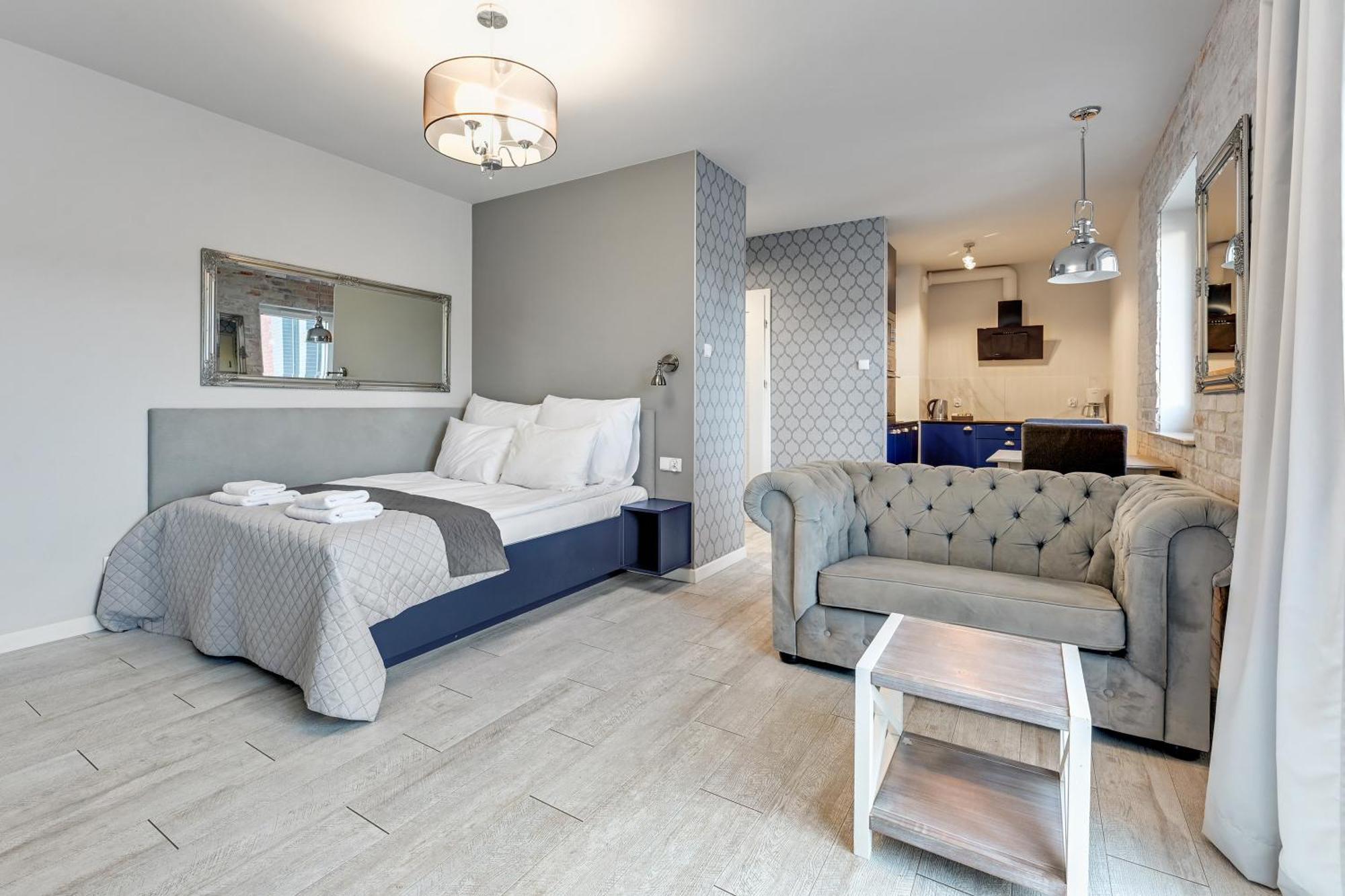 Aura Island Riverside By Downtown Apartments Gdańsk Exteriör bild