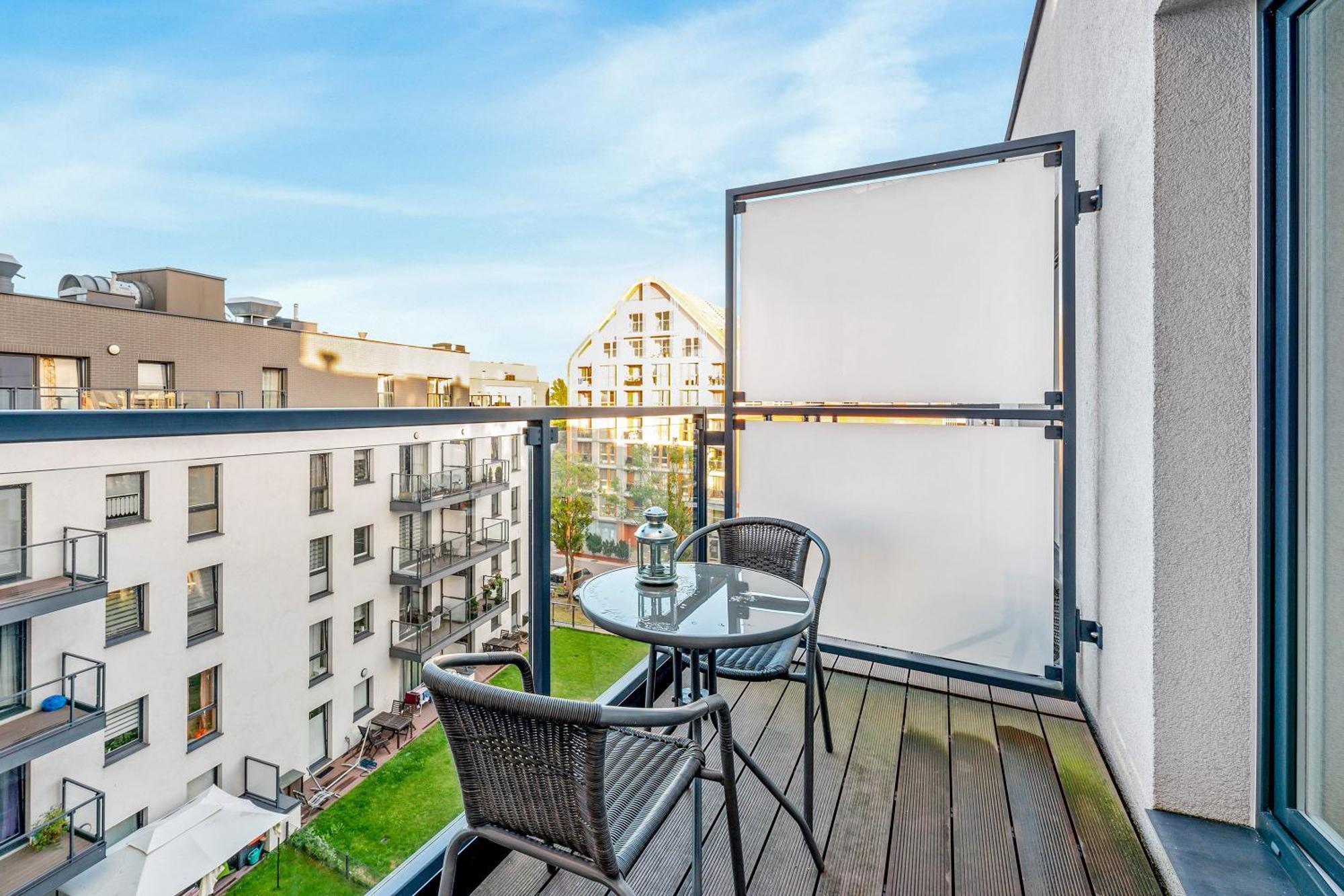 Aura Island Riverside By Downtown Apartments Gdańsk Rum bild