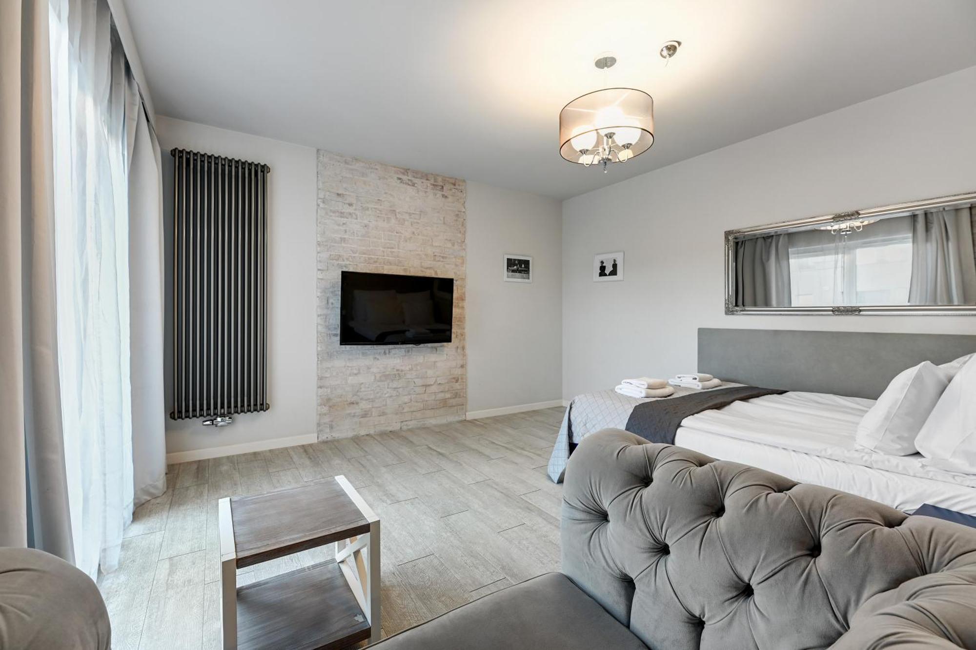 Aura Island Riverside By Downtown Apartments Gdańsk Rum bild