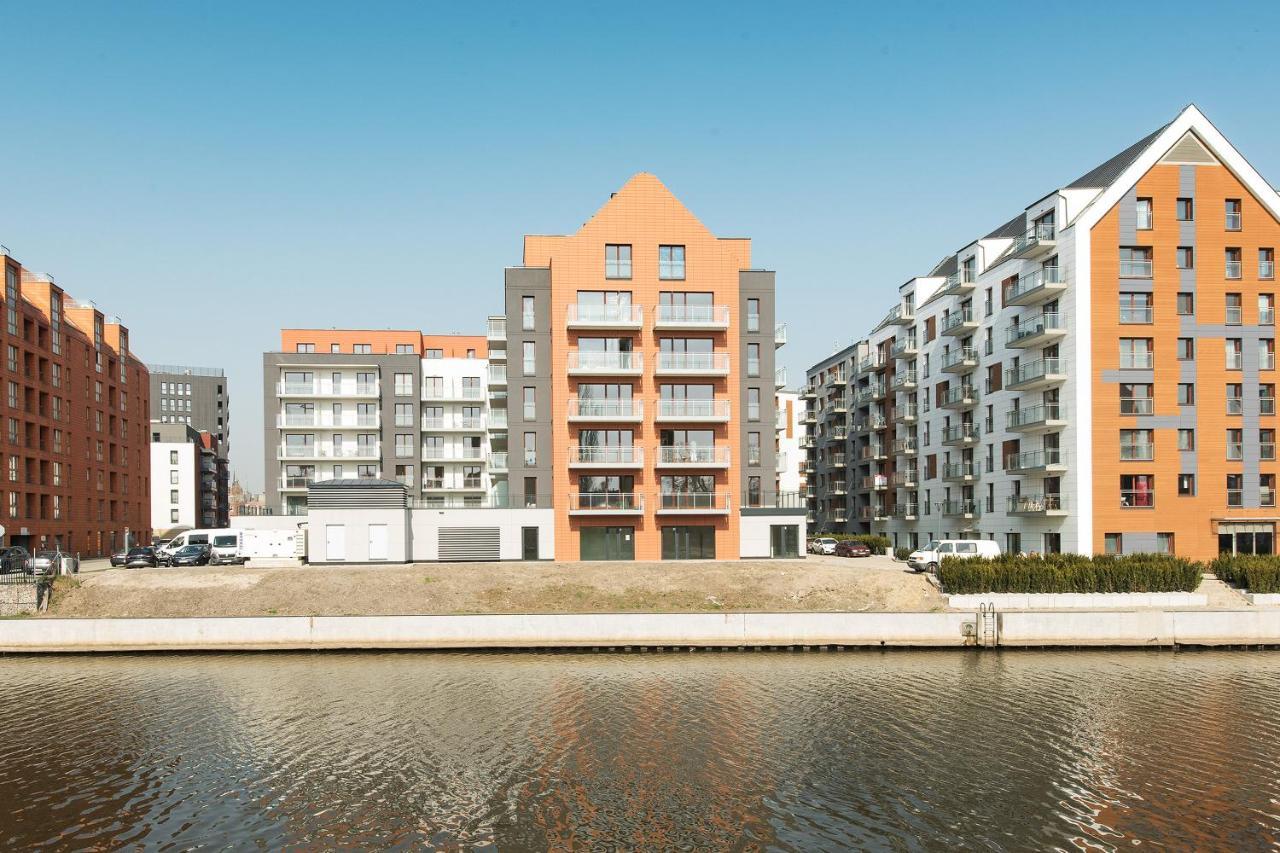 Aura Island Riverside By Downtown Apartments Gdańsk Exteriör bild