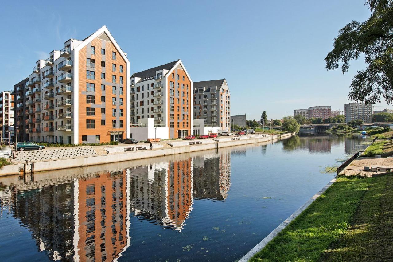 Aura Island Riverside By Downtown Apartments Gdańsk Exteriör bild